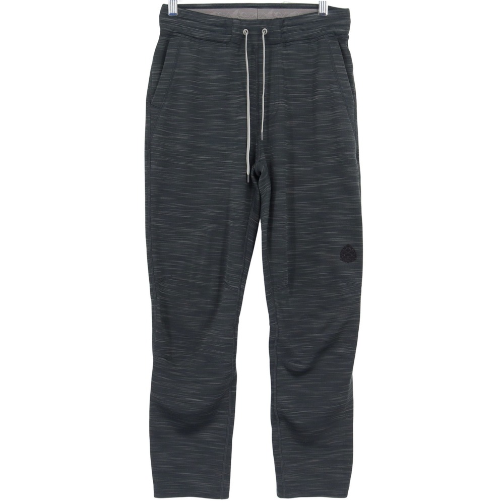 Stio Turpin Fleece Pant Mens Size S Black Heather Space Dye Joggers 2107